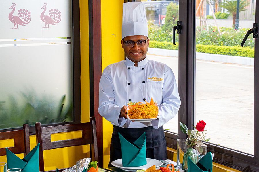 Authentic Indian Cuisine Led by Experienced Indian Chefs in the one indian restaurant