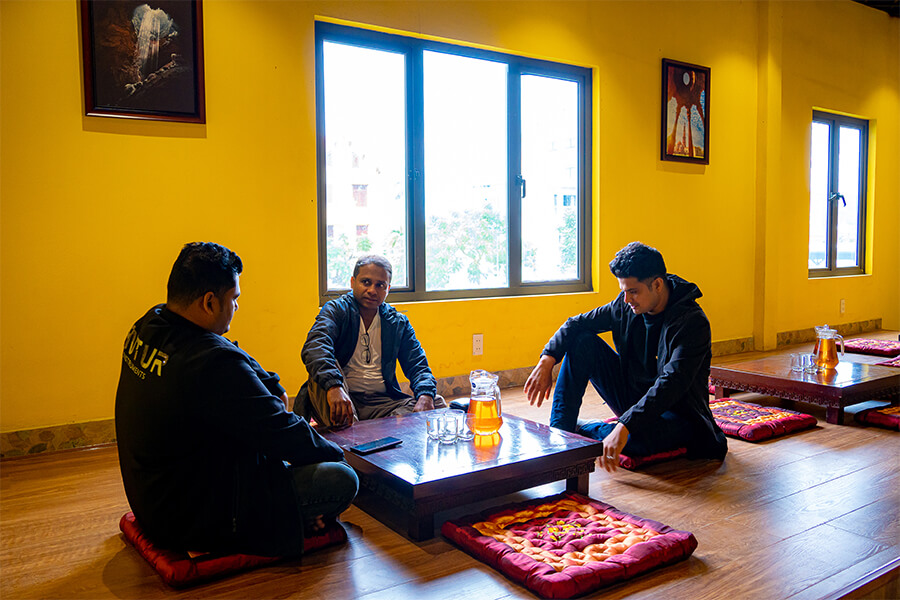 tea corner of the one indian restaurant