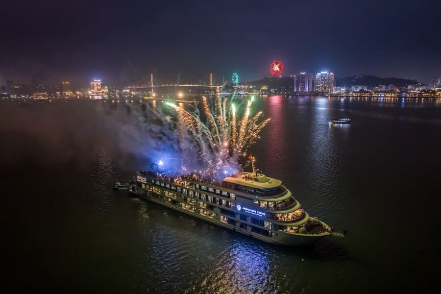 Halong Bay Cruises firework